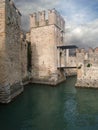 Garda Lake; the castle of Sirmione