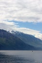 Garda Lake Ferry in May, Riva del Garda Royalty Free Stock Photo