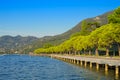 Garda lake in Toscolano, Italy