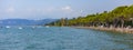 Garda panorama view from Lazise in Italy 2