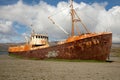 Gardar BA 64 Shipwreck panorama Royalty Free Stock Photo