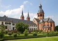 Garden of Abbey Seligenstadt Royalty Free Stock Photo