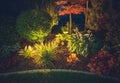 Garden Ambient Lighting Royalty Free Stock Photo