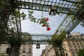 Garden and Apartments in Paris Royalty Free Stock Photo
