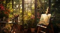 Garden art studio