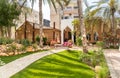 Garden of the Bait Al Zubair Museum in old Muscat od Sultanate of Oman