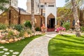 Garden of the Bait Al Zubair Museum in old Muscat od Sultanate of Oman