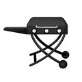 garden barbecue grill cartoon vector illustration