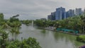 Marina Reservoir, lake view in Singapore Royalty Free Stock Photo