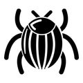 Garden beetle bug icon , simple style Royalty Free Stock Photo