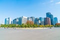 The garden behind the Imperial Palace Royalty Free Stock Photo