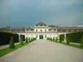 Garden of the Belvedere palace, Vienna, Austria Royalty Free Stock Photo