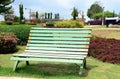 A garden bench Royalty Free Stock Photo