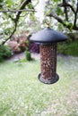 Garden Bird Feeder Royalty Free Stock Photo