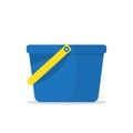 Garden bucket icon. Bucket with water