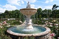 Garden in Buen Retiro Park of Madrid Royalty Free Stock Photo