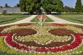 Garden of Castle Lednice,UNESCO heritage site Royalty Free Stock Photo
