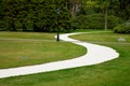 Curved pathway Royalty Free Stock Photo