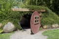 Garden cave for kids Royalty Free Stock Photo