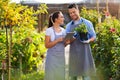 Garden Center Employees Royalty Free Stock Photo