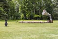 Garden in Chateau Azay-le-Rideau, France Royalty Free Stock Photo