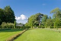 Garden of chateau Cheverny