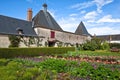 Garden at chateau Cheverny, France