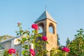 Garden in Church of St. George was built in 1855. Gakh city, Azerbaijan