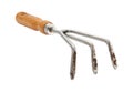 Garden Claw Cultivator with clipping path Royalty Free Stock Photo