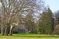 Garden with colonade