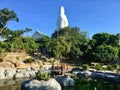 Garden decoration in Linh Ung pagoda temple in Danang, Vietnam Royalty Free Stock Photo