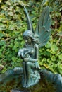 Fairy Nymph Garden Ornament Water Feature Royalty Free Stock Photo