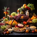 Garden of Flavors: A Reception Buffet Overflowing with Fresh Produce