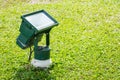 Garden flood light Royalty Free Stock Photo