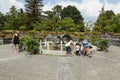 Garden fountain at Isle Mainau