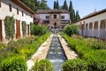 Patio de la Acequia La Alhambra, Granada, Spain