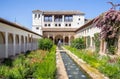 Patio de la Acequia La Alhambra, Granada, Spain