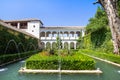 Patio de la Acequia La Alhambra, Granada, Spain