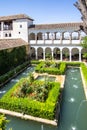 Patio de la Acequia La Alhambra, Granada, Spain