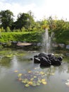 Garden Fountain Pond