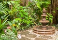 Garden fountain Royalty Free Stock Photo