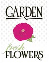 Garden Fresh Flowers Poster