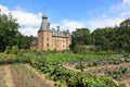 Garden in front of Doorwerth Castle The Netherlands Royalty Free Stock Photo