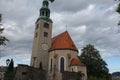 Maria Himmelfahrt  church in Salzburg, Austria Royalty Free Stock Photo