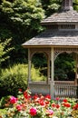 Garden gazebo Royalty Free Stock Photo