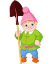 Garden Gnome with shovel