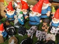 Garden Gnomes and Farm Animals Royalty Free Stock Photo