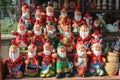 Garden Gnomes on sale Royalty Free Stock Photo