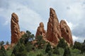 Boulders and rocks of Garden of the Gods Royalty Free Stock Photo