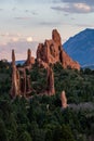 Garden of the gods colorado Royalty Free Stock Photo